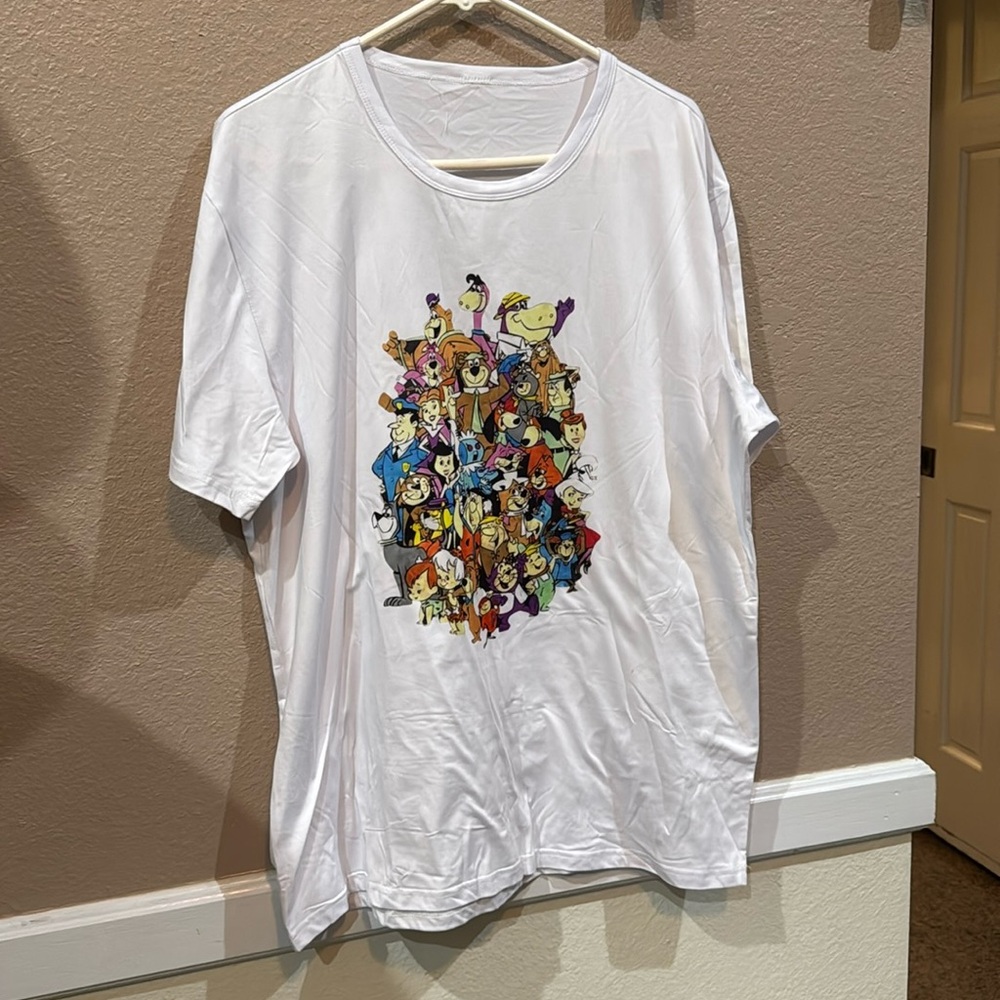Brand new women’s size 2x Hanna Barrera 
 t shirt white
All the characters